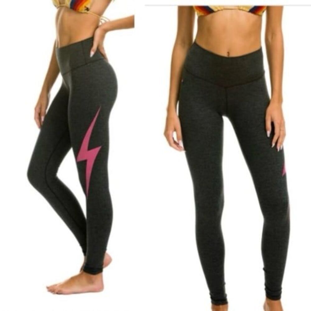 Aviator Nation  Lightning Bolt Leggings Size Medium